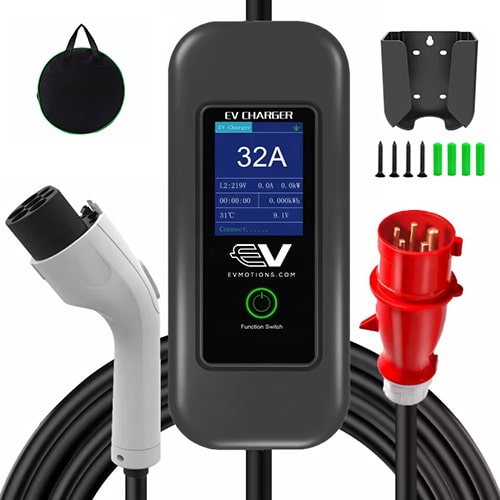 2-EVMOTIONS Delta Wi-Fi EVSE Type2 (3x16A) EV Ladekabel