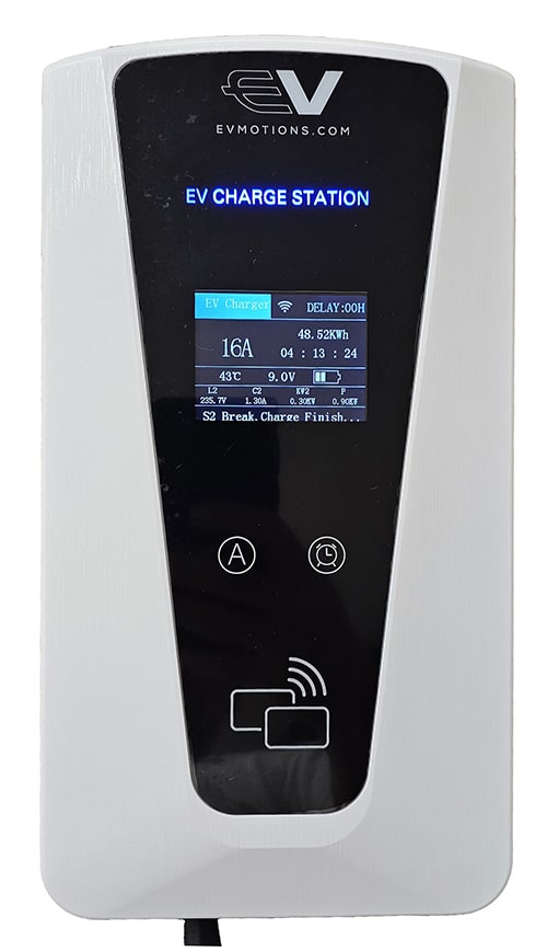 1-EVMOTIONS Delta Smart Wallbox Type2 7.4kw Wi-Fi EV Ladekabel