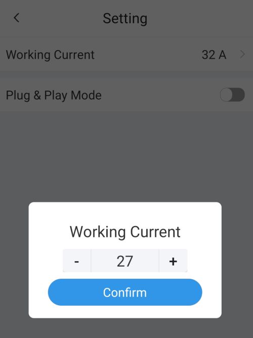 7-TEISON Smart Wallbox Type2 7.4kw Wi-Fi EV Ladekabel
